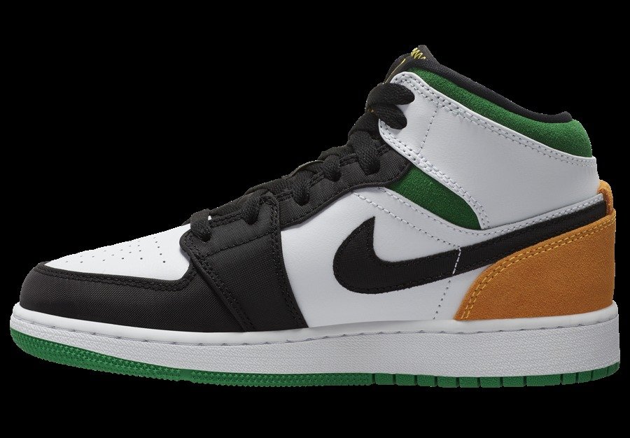 AJ1,MID,BQ6931-101,发售  黑脚趾构色！全新配色 Air Jordan 1 Mid 即将发售！