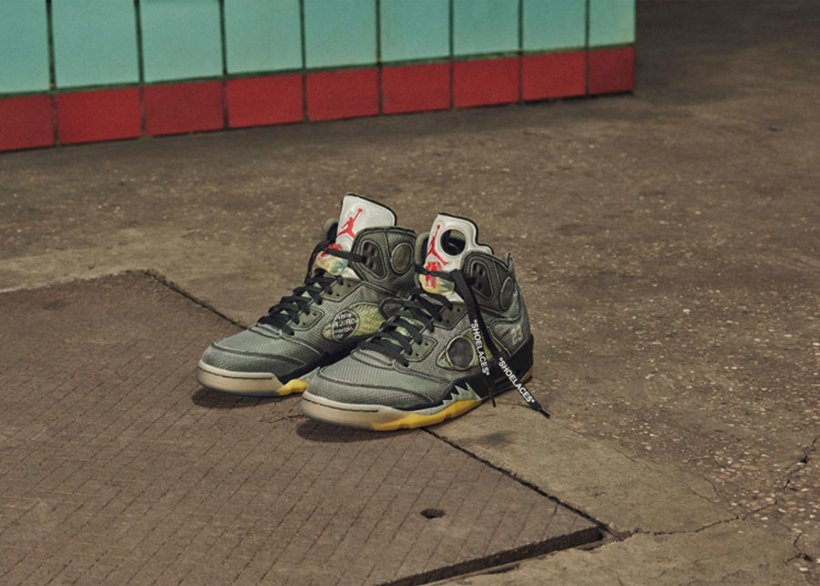 OFF-WHITE,AJ,AJ5,Air Jordan 5,  OFF-WHITE x Air Jordan 5 正式上架！下周五正式发售！