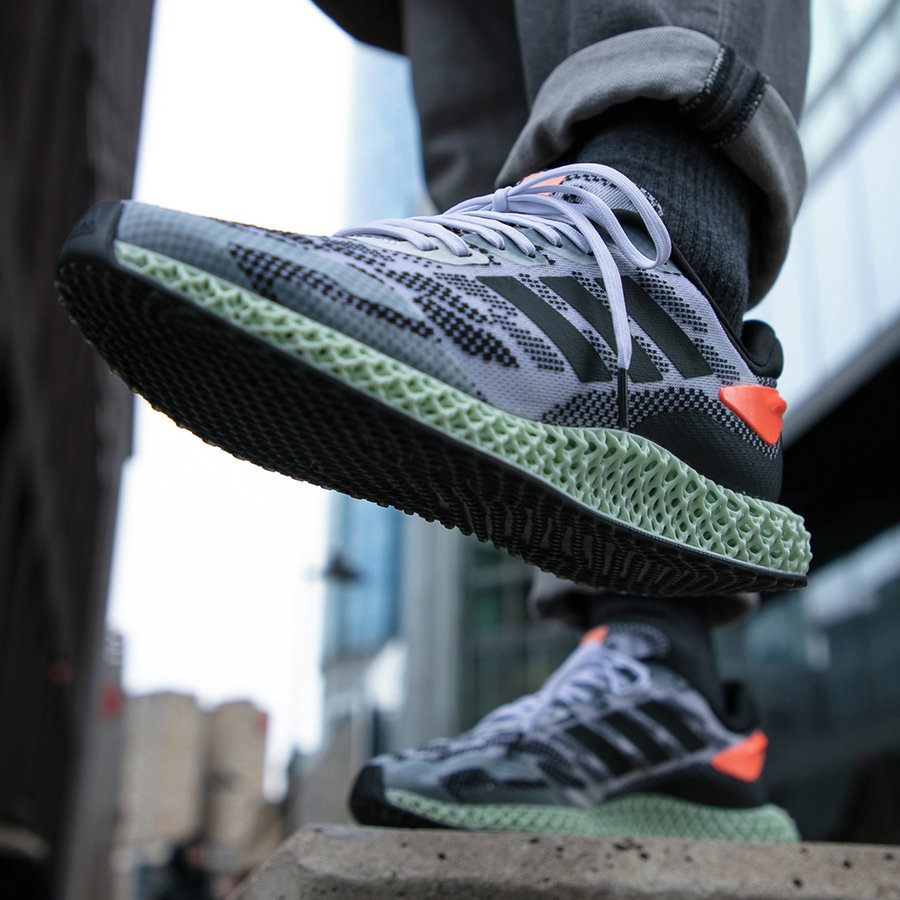 adidas,4D,  科技感与潮流气质并存！全新 adidas 4D 跑鞋上脚美图释出！