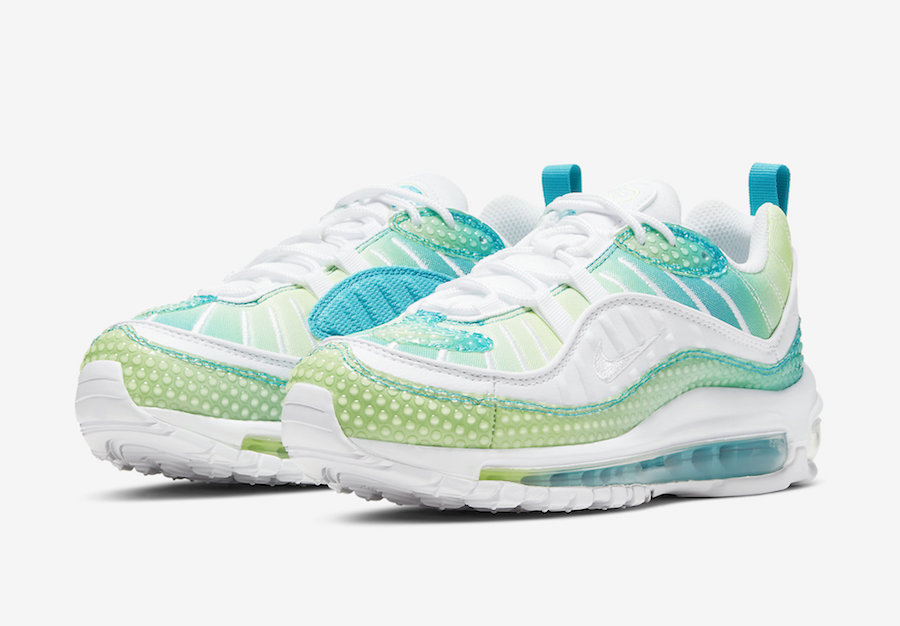 Nike,Air Max 98,CI7379-300,发售  Air Max Bubble 套装新成员！全新 Air Max 98 本周发售！