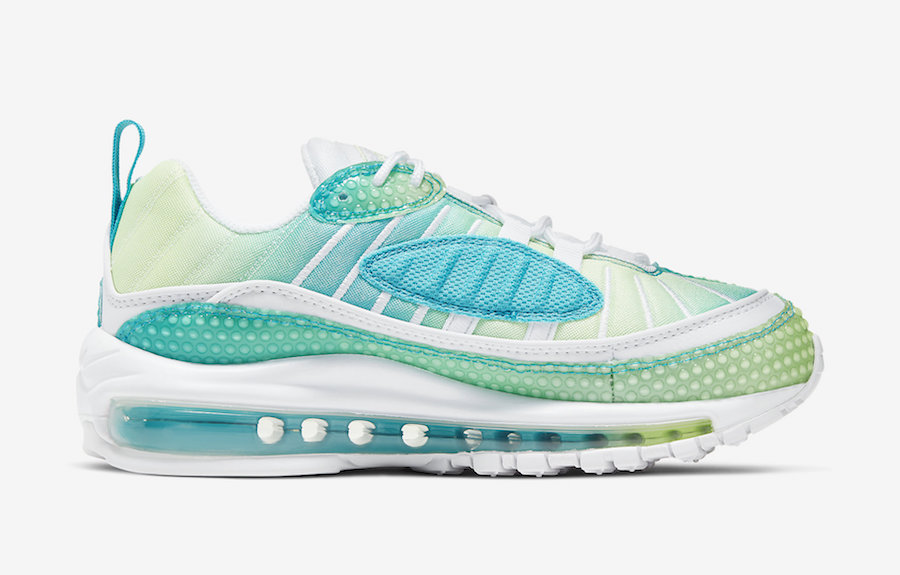 Nike,Air Max 98,CI7379-300,发售  Air Max Bubble 套装新成员！全新 Air Max 98 本周发售！