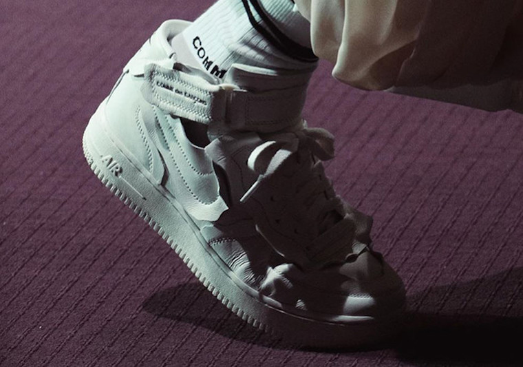 Comme des Garçons,CdG,Nike,Air  巴黎时装周秀场首次现身！全新 CdG x AF1 Mid 或于年底发售