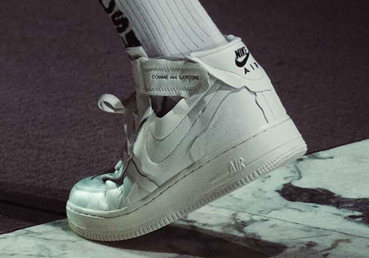 Comme des Garçons,CdG,Nike,Air  巴黎时装周秀场首次现身！全新 CdG x AF1 Mid 或于年底发售