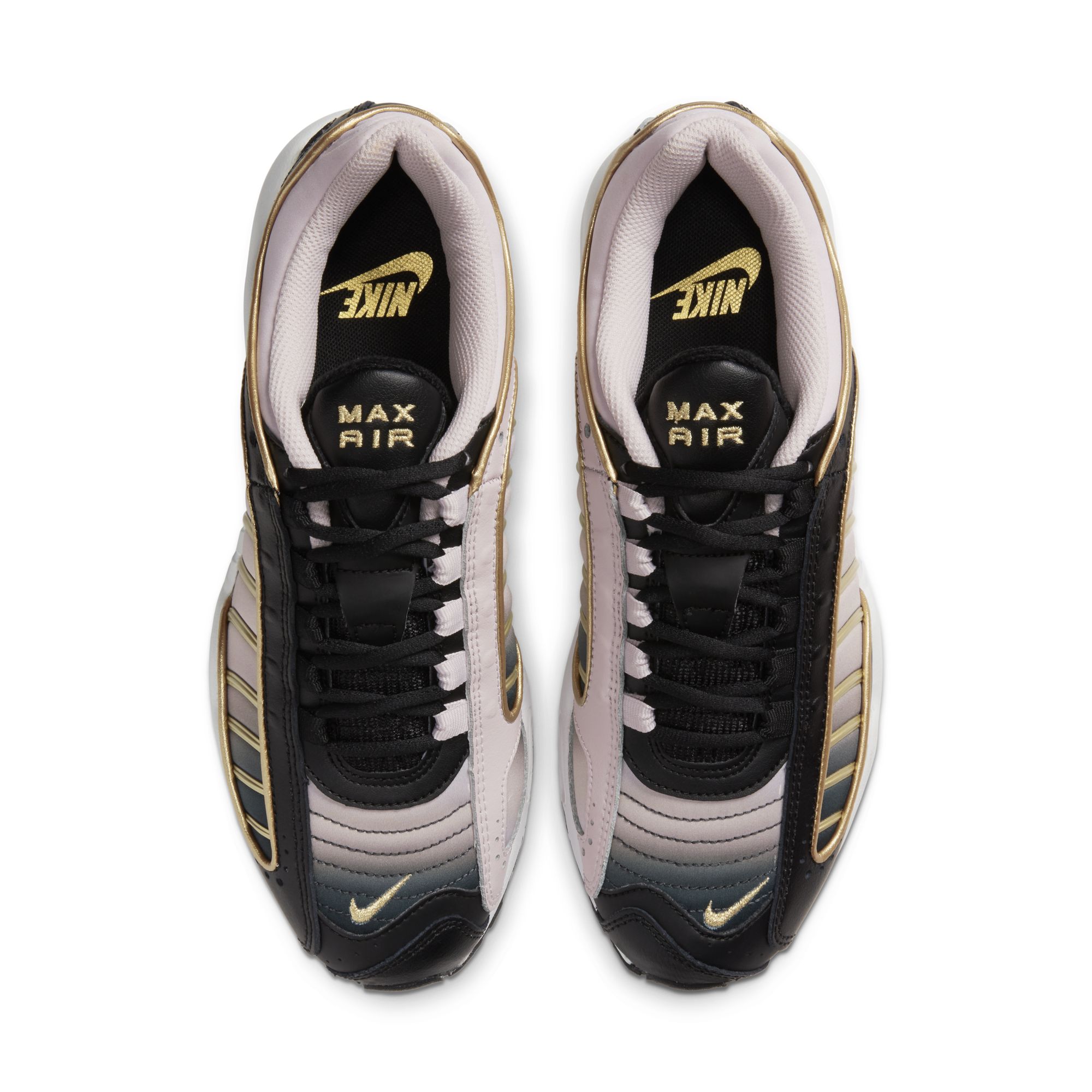 Nike,Air Max Tailwind 4  黑金主题点缀淡淡粉色！这双 Air Max Tailwind 4 你打几分？