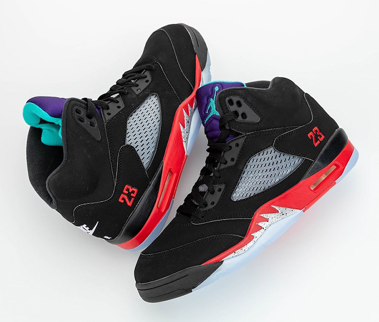 AJ,AJ5,Air Jordan 5,Top 3,CZ17  鞋舌暗藏玄机！Air Jordan 5 “Top 3” 最新实物近赏！五月正式发售！