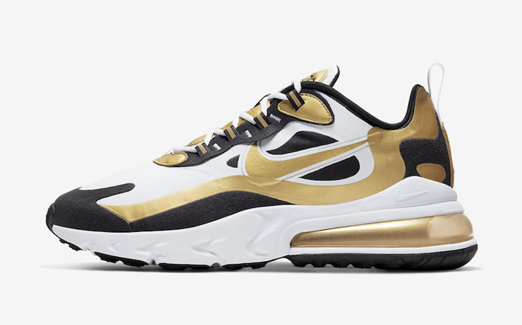 Nike,Air Max 270 React,CW7298-  黑金 Air Max 270 React！等不急 AJ6 “DMP” 的不妨考虑这双！