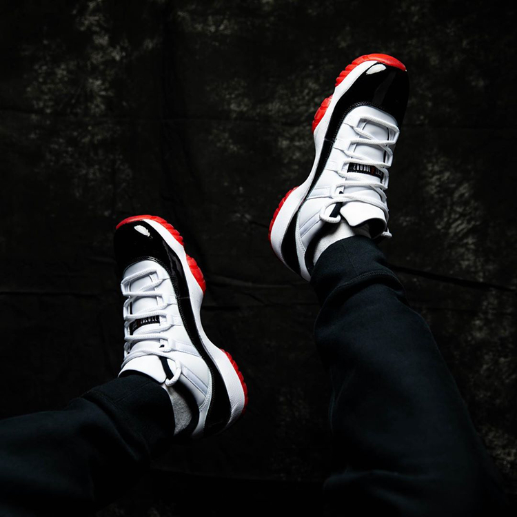 Air Jordan 11,AJ11,发售  上脚图来了！今年第一双 AJ11 Low 五月发售！