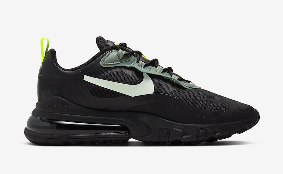 Air Max 270 React,发售,nike  纯黑涂装大气垫！颜值与脚感兼具的 Air Max 270 React 来了！