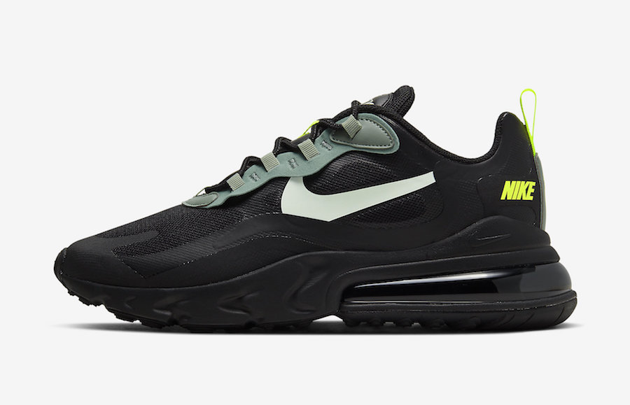 Air Max 270 React,发售,nike  纯黑涂装大气垫！颜值与脚感兼具的 Air Max 270 React 来了！