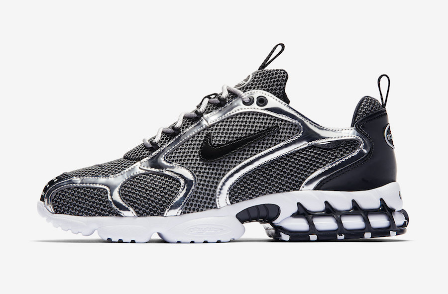 Stussy,Nike,Air Zoom Spiridon  炫酷 3M 鞋身够抢眼！Stussy x Nike 联名官图释出！