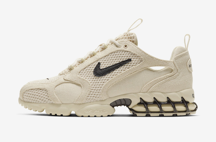 Stussy,Nike,Air Zoom Spiridon  炫酷 3M 鞋身够抢眼！Stussy x Nike 联名官图释出！