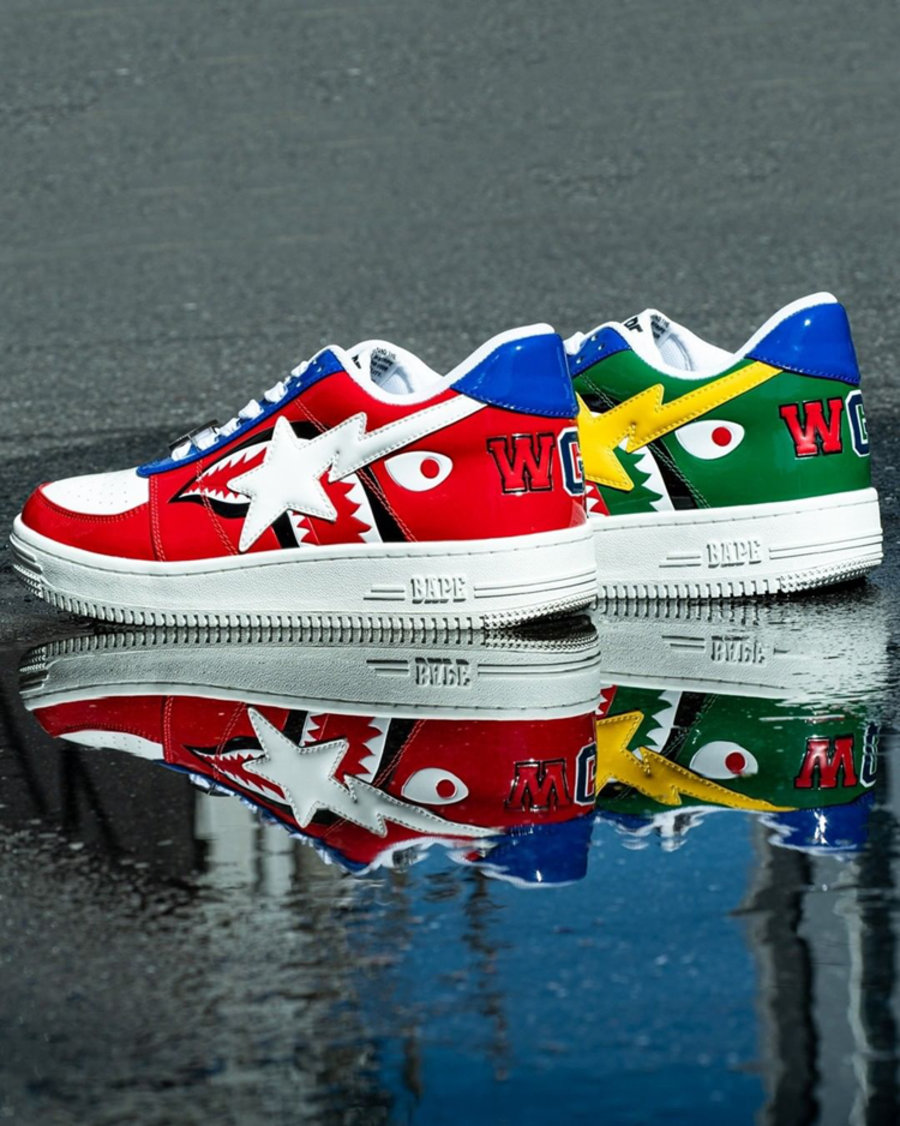 BAPE ST  BAPE STA 推出全新特殊配色！就问你这波「鲨鱼」凶不凶！