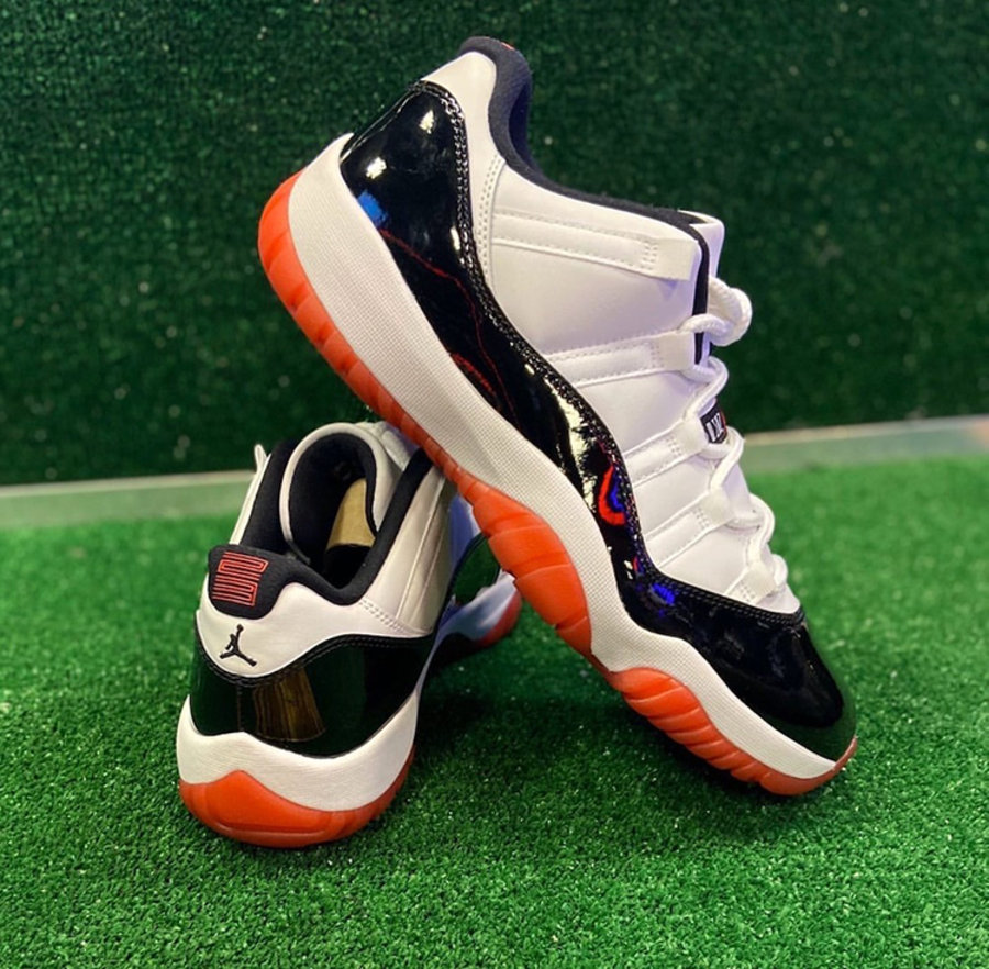 Air Jordan 11 Low,White Bred,A  今年第一双 AJ11！黑红 + 康扣「王炸配色」最新实物曝光！