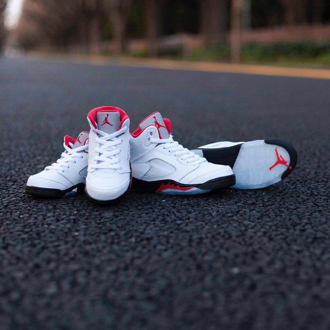 AJ5,Air Jordan 5,DA1911-102,发售  流川枫 Air Jordan 5 还有全家族尺码！下月底发售