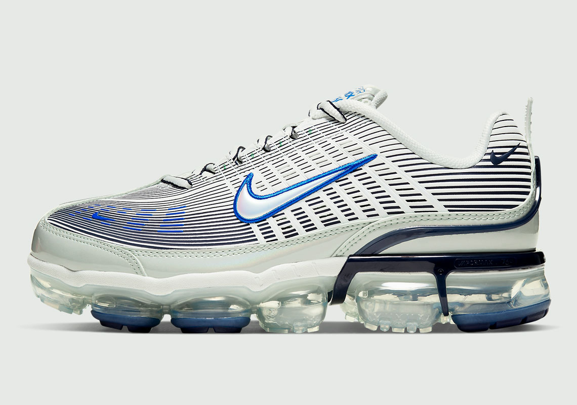 Nike,Air VaporMax 360,CK9671-0  清爽白蓝装扮！Nike Air VaporMax 360 全新配色登场！