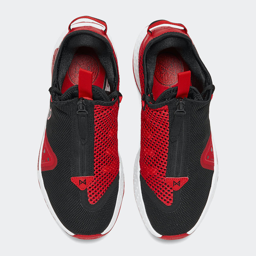 Nike,PG4 “Bred”,CD5079-003,发售  经典黑红配色！Nike PG4 “Bred” 下月发售