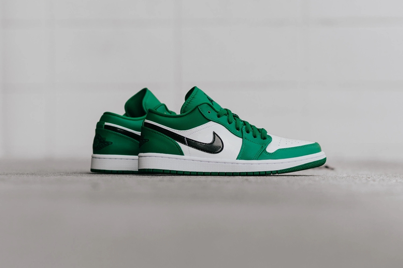 553558-301,AJ1,Air Jordan 1 Lo  热门配色新款式！「凯尔特人」 Air Jordan 1 Low 现已发售！