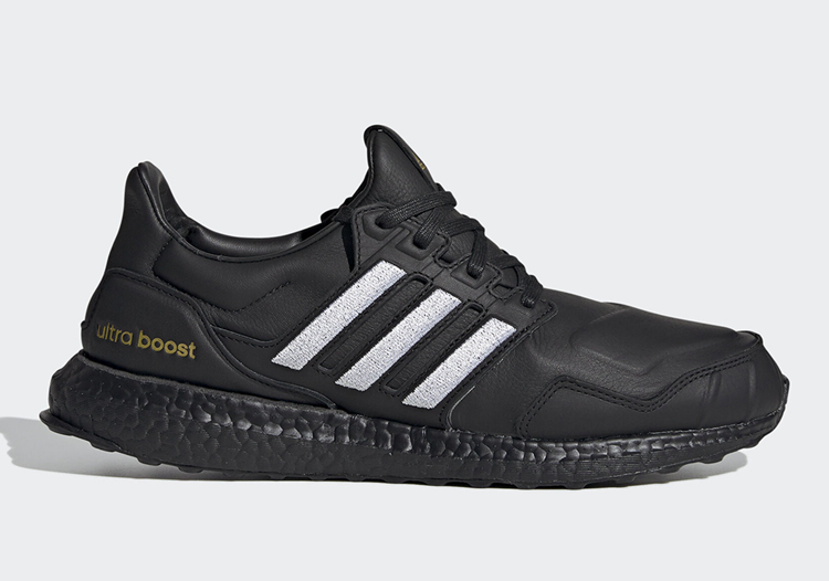 adidas,Ultra Boost DNA,EG2043  皮革鞋身质感出众！这双 Ultra Boost 一出场就是浓浓复古气质！