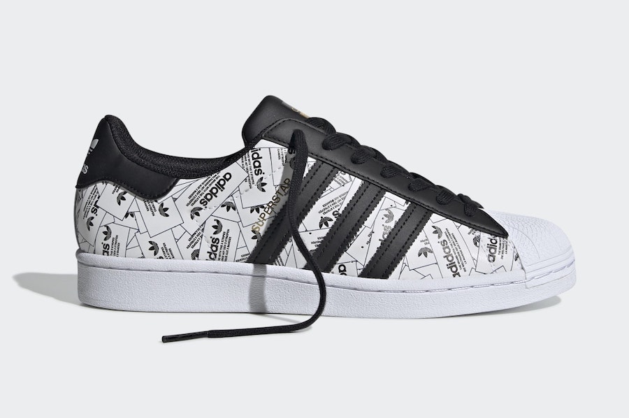adidas,superstar,FV2819,发售  满印标签装饰，暗藏亮眼反光！新配色 adidas 贝壳头即将发售！