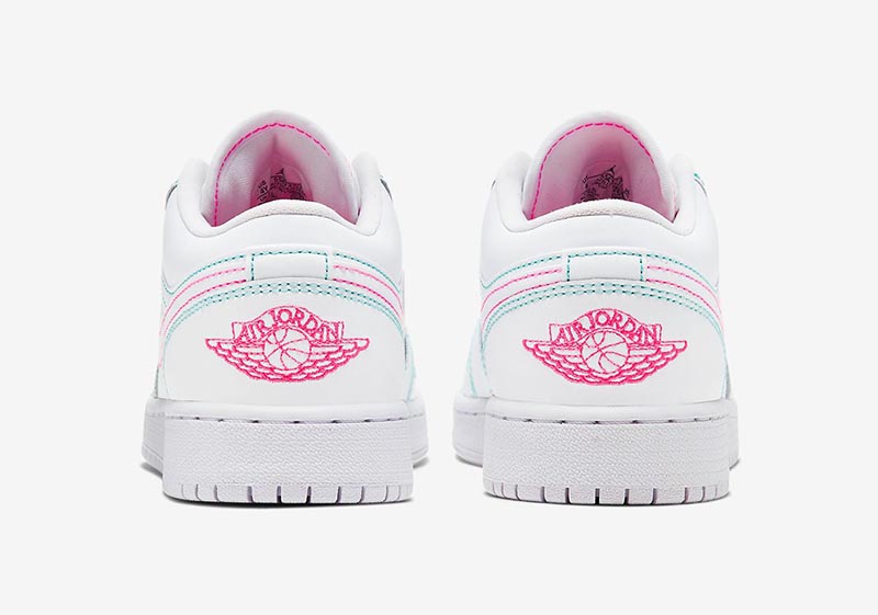 AJ1,Air Jordan 1 Low GS,Pink,5  美少女专属！这双粉红 Air Jordan 1 Low 可爱气质满分！