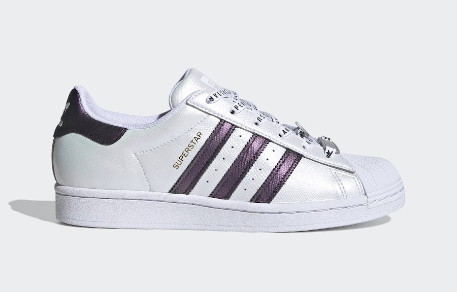 adidas,Superstar,发售  电光紫点缀！贝壳头 adidas Superstar 新配色下月发售