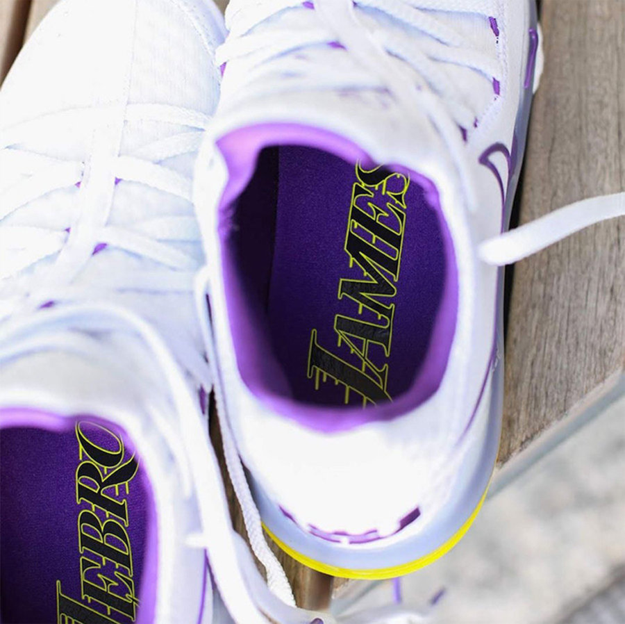 Nike,LeBron 17 Low,Lakers Home  熟悉的白紫装扮！LeBron 17 Low 迎来湖人队主场配色！