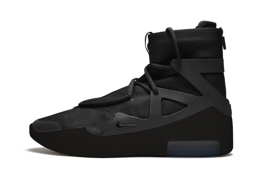 Nike,Fear of God,发售  全新黑魂配色 Nike Air Fear of God 1 下月发售！浓郁高街街头气质！
