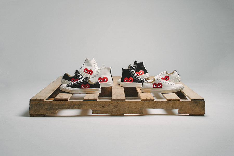 Converse,CDG PLAY,发售,Chuck 70  经典桃心风格大变！全新 CDG PLAY x Converse 明日发售