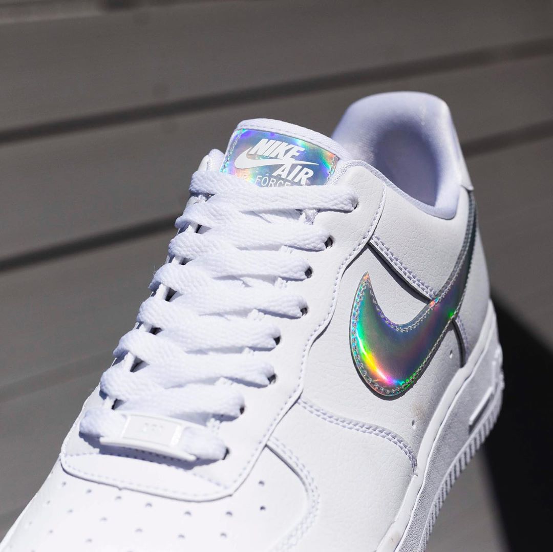 Nike,AF1,Air Force 1,发售  彩虹全息 Swoosh！全新 Air Force 1 官网现已上架