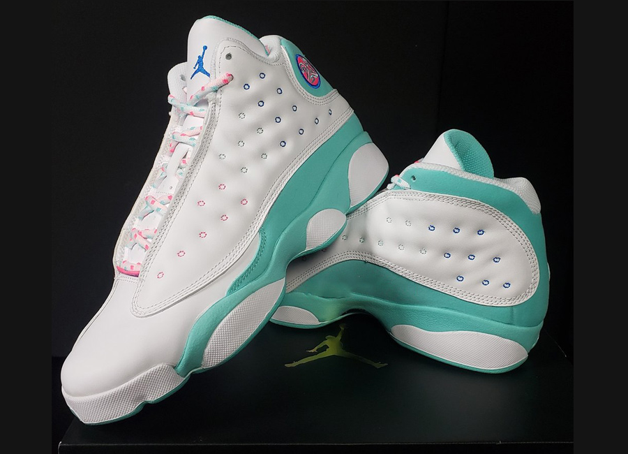 Air Jordan 13,Aurora Green,439  仙女撞色！这双彩蛋 Air Jordan 13 新品值得关注！