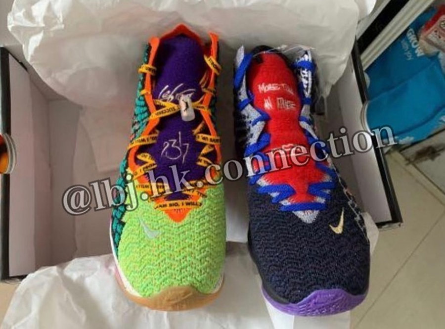 LeBron 17,Nike,2K,What The  「What The」 LeBron 17 首次曝光！除了配色狂，还有新玩法！