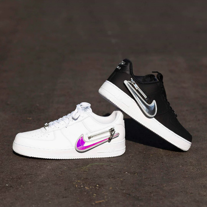 Nike,AF1,换钩,Air Force 1 Low 07  又有新玩法！这两双拉链换钩 Air Force 1 有点酷！