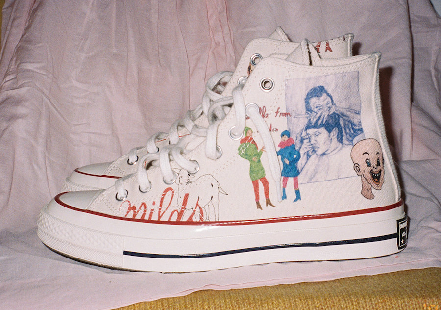 Converse,Chuck 70,Spencer McMu  小花联名也有支线！这双 Converse 光看鞋垫就想买！