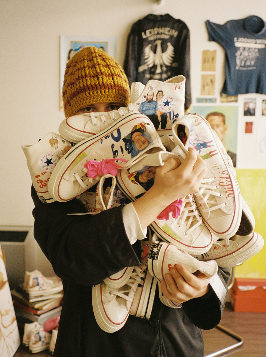 Converse,Chuck 70,Spencer McMu  小花联名也有支线！这双 Converse 光看鞋垫就想买！