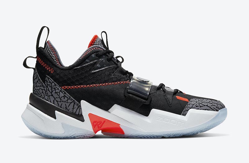 Jordan Why Not Zer0.3,Black Ce  经典黑水泥配色！威少 Jordan Why Not Zer0.3 新品即将发售