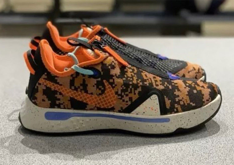 Nike,PG4  数码迷彩装扮！Nike PG4 新配色实物曝光！
