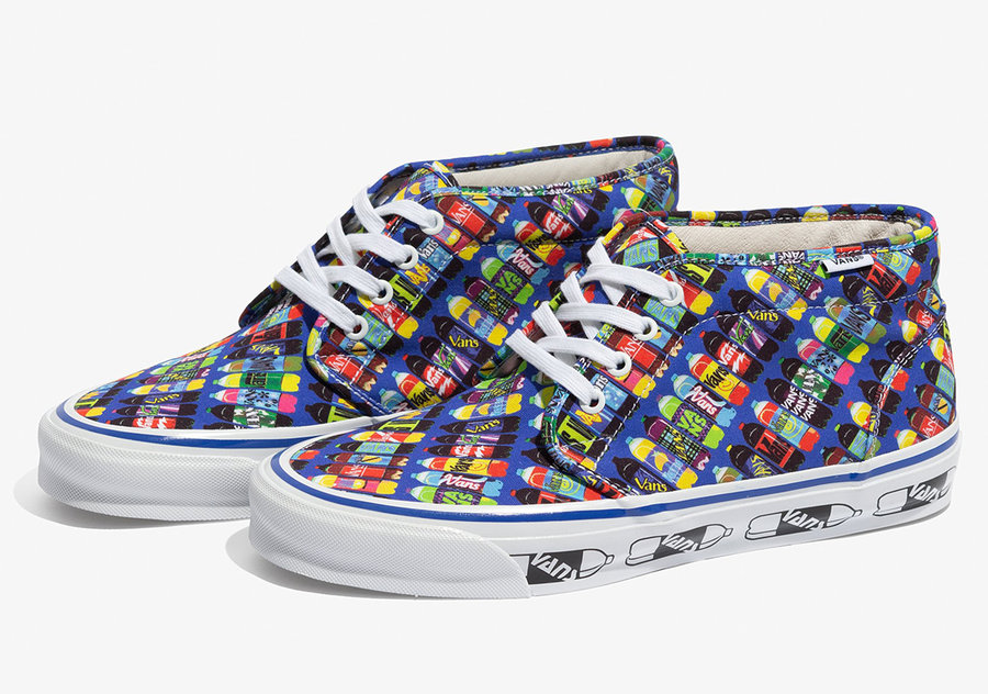 Fergadelic,Vans,Vault,Chukka,A  玩味十足的汽水装饰！艺术家联名 Fergadelic x Vans 现已发售！