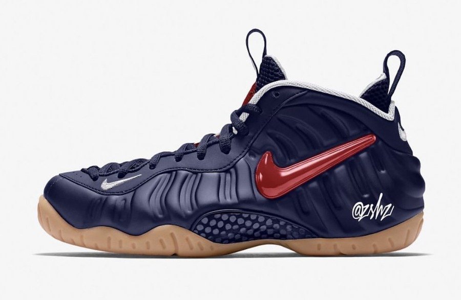 Nike,Air Foamposite Pro,Blue V  梦之队配色？两款 Nike 喷、泡新品即将发售！