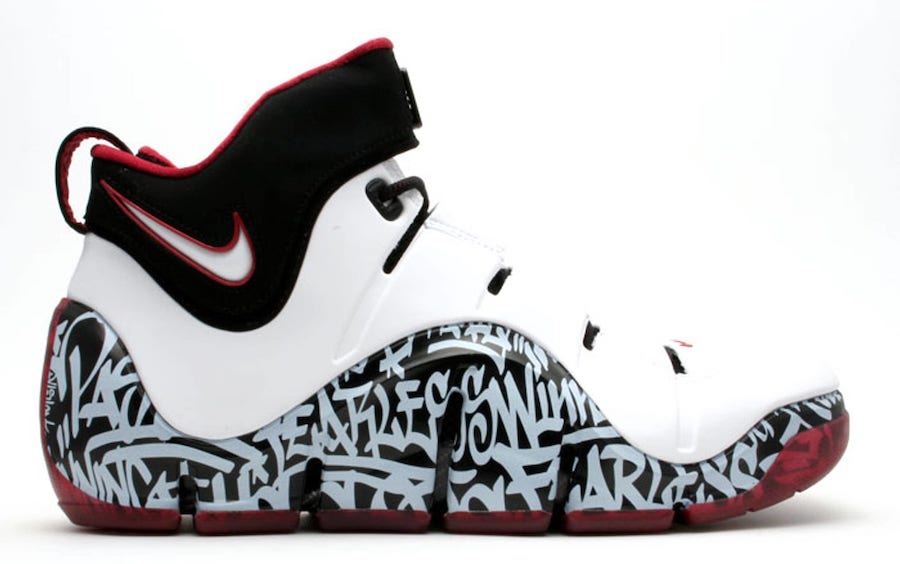 Nike,LeBron 17  完美致敬 LeBron 4！涂鸦 LeBron 17 更多设计细节曝光！
