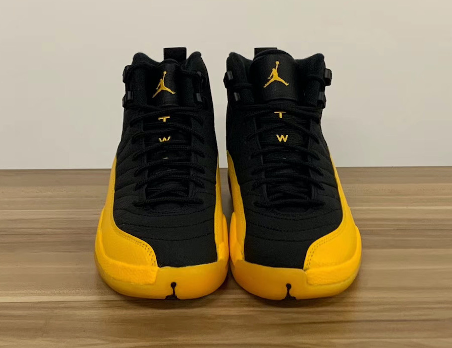 130690-070,AJ12,Air Jordan 12 130690-070 AJ12 湖人客场配色！黑黄 Air Jordan 12 七月发售！