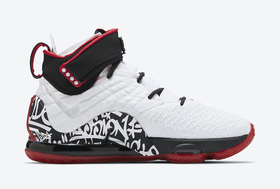 LeBron 17,Nike,CT6052-100  完美还原 LeBron 4 设计！涂鸦 LeBron 17 官图释出！