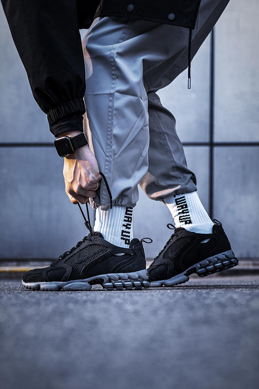 Stussy,Nike,Air Zoom Spiridon  疑似发售预警！Stussy x Nike「隐藏配色」官图释出！