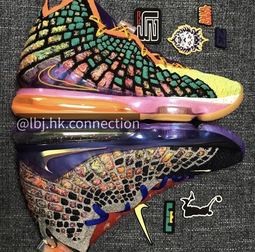 Nike LeBron 17,What The,CV8079  光看配件就想买！华丽 LeBron 17 “What The” 细节新图释出！