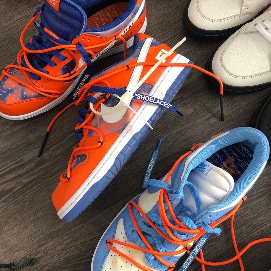 OFF-WHITE,Nike,Dunk,Futura OFF-WHITE OW x Dunk 还有一个特殊版本！正是你想要的北卡蓝配色！