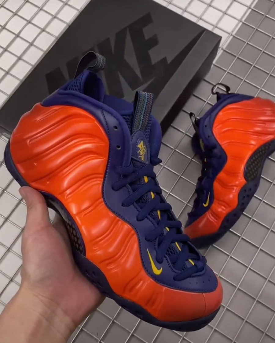 Nike,Air Foamposite One,Rugged  即将提前发售！全新「橙喷」Air Foamposite One 实物曝光！