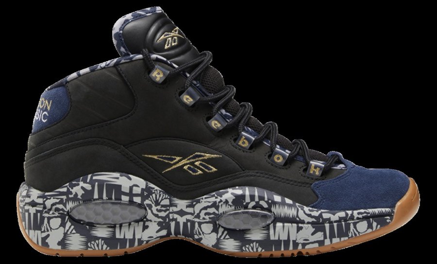 Reebok,Question Mid  独特的涂鸦点缀！Reebok Question Mid 新配色曝光