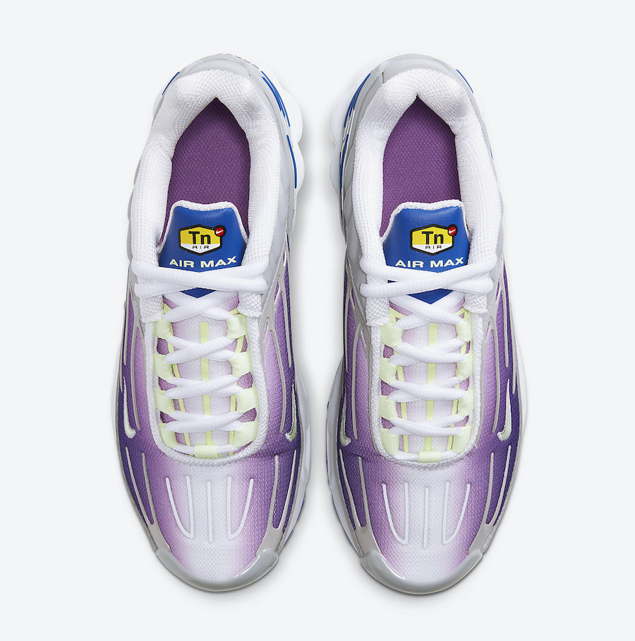 Air Max Plus 3,CD6871-006,发售  清新亮眼的渐变色调！新配色 Air Max Plus 3 现已发售！