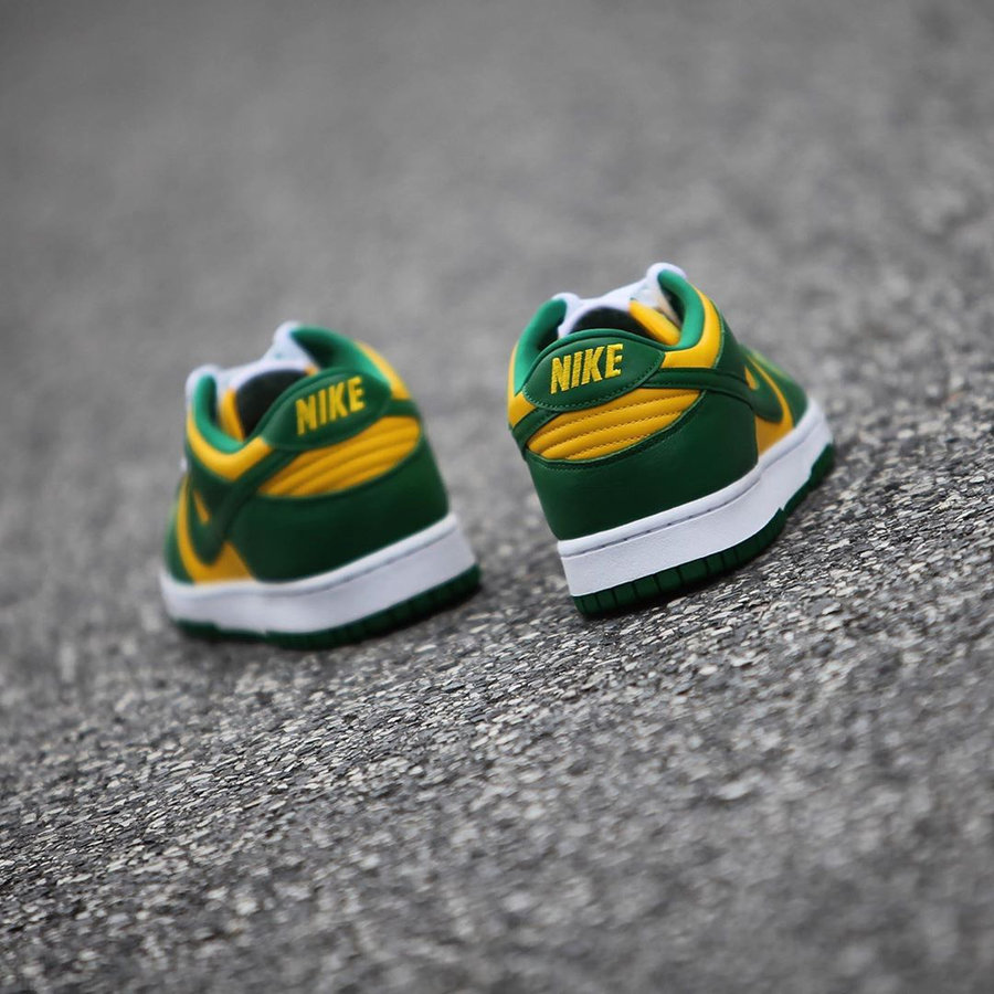 Nike,Dunk Low,发售,CU1727-700  预售价翻倍！巴西 Nike Dunk Low 最新实物！后天发售！