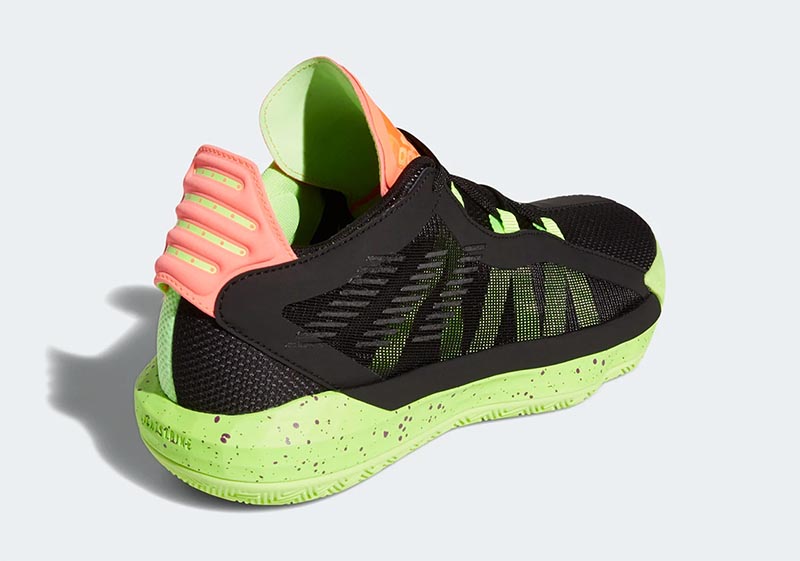 adidas,Dame 6,Signal Green,EH2  罕见珊瑚橙配色！这双利拉德 Dame 6 真是夏日绝配！
