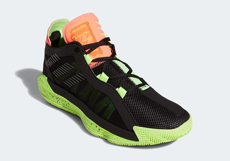 adidas,Dame 6,Signal Green,EH2  罕见珊瑚橙配色！这双利拉德 Dame 6 真是夏日绝配！